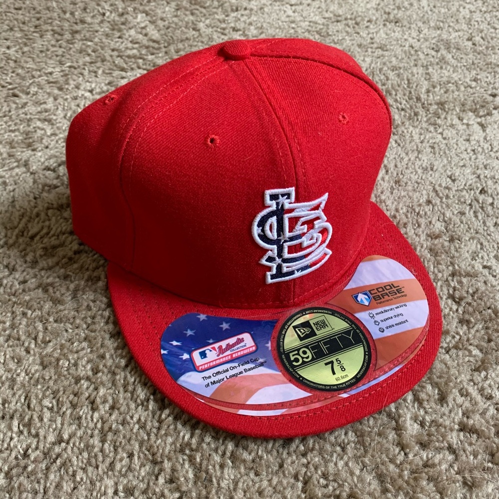 NE STL Cardinals Independence Day Fitted flat bill